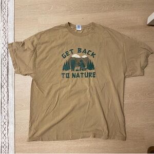 Brown 'Get Back to Nature' T-Shirt